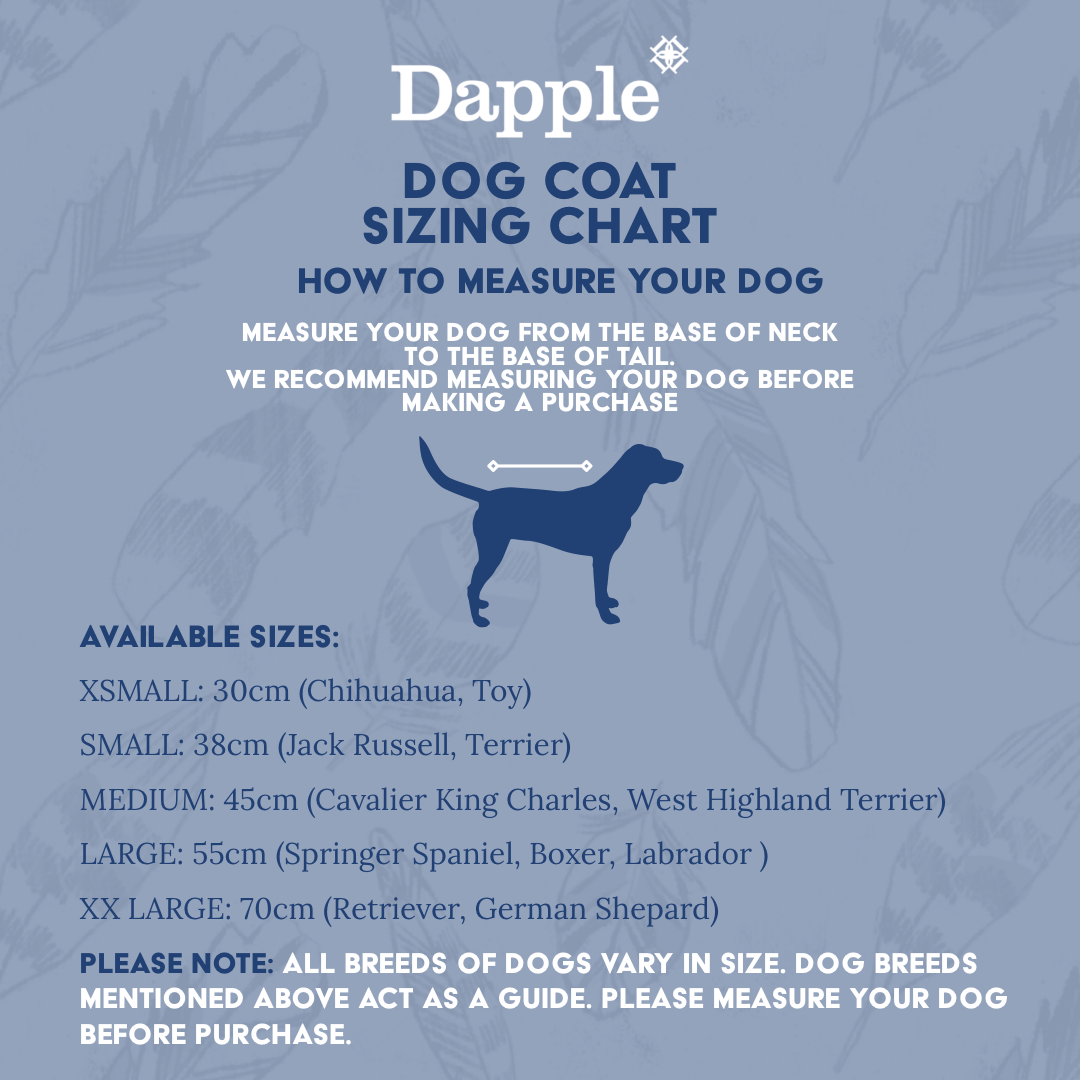 Navy Waterproof Dog Coat With Harness Opening
