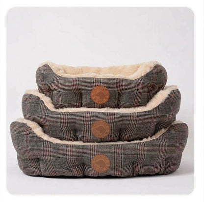 Luxury Tweed Dog Bed
