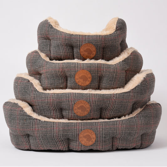 Luxury Tweed Dog Bed